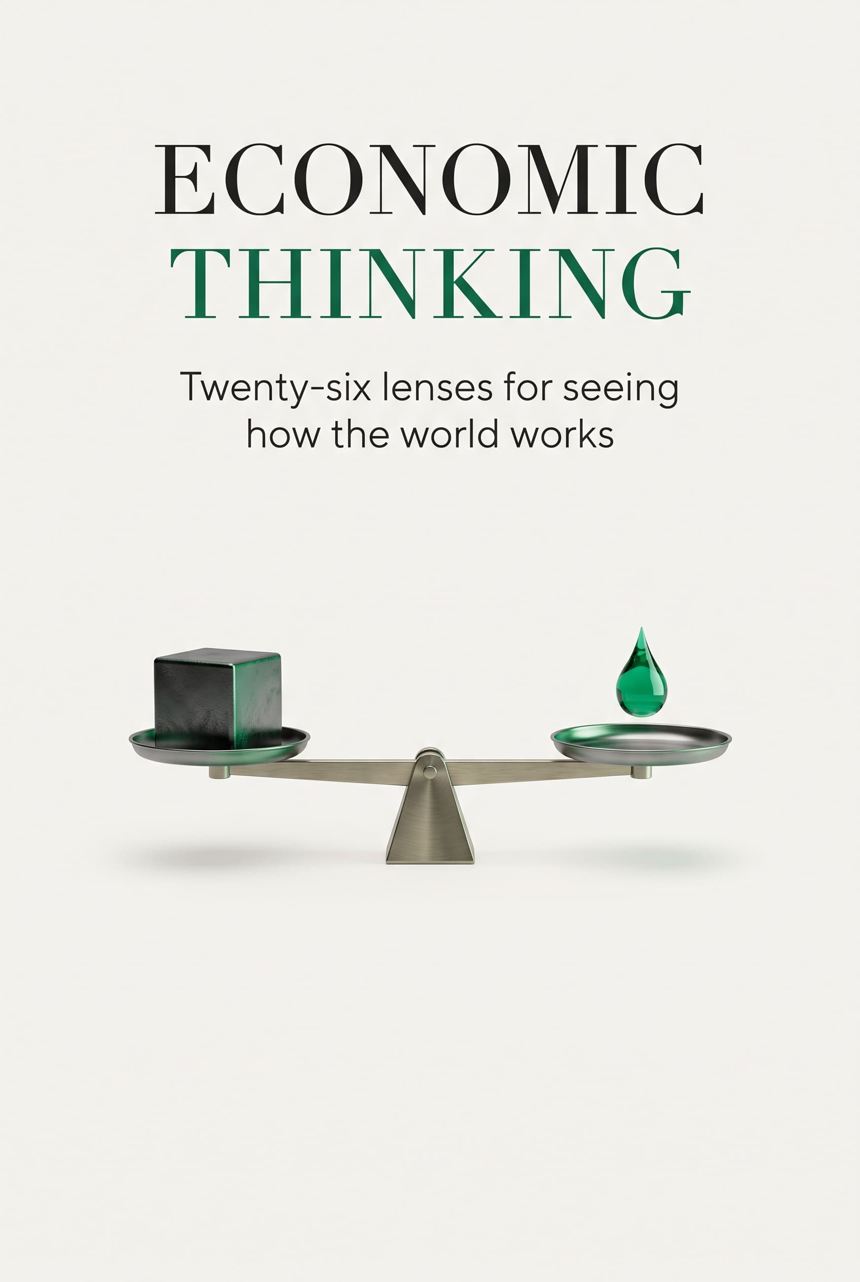 Cover artwork for the Economic Thinking card deck
