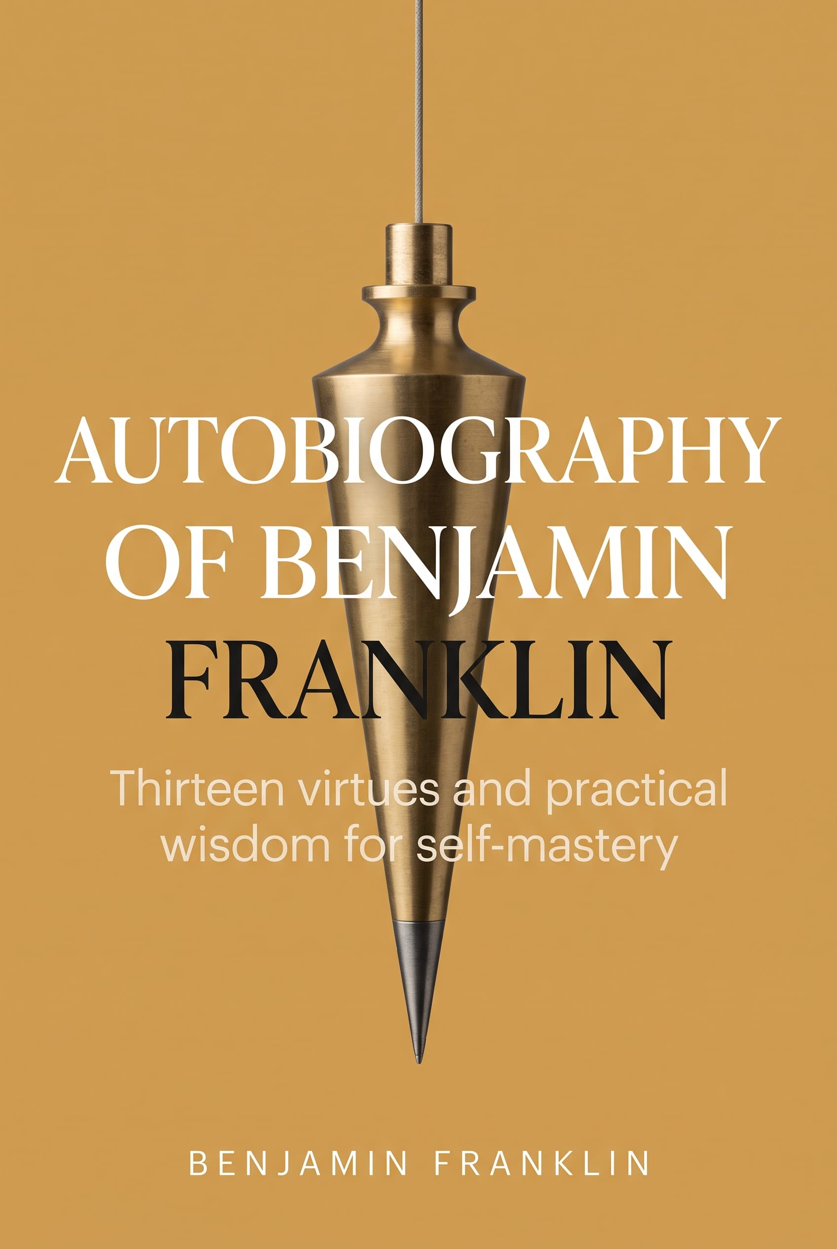 Cover artwork for the The Autobiography of Benjamin Franklin card deck