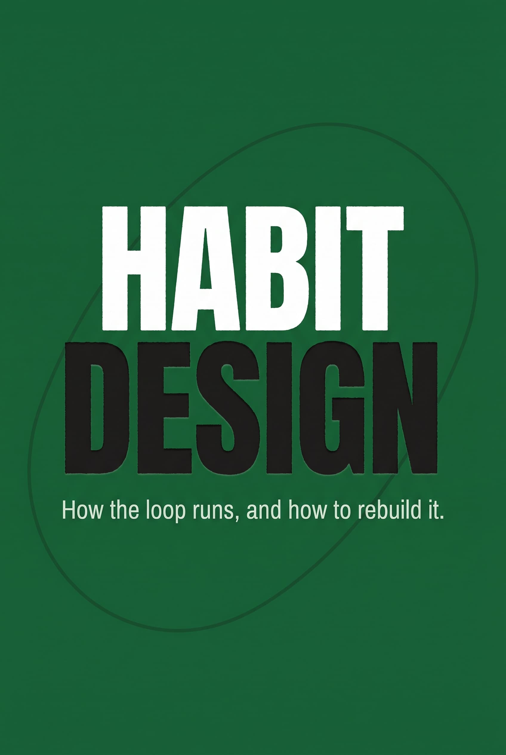 Cover artwork for the Habit Design card deck