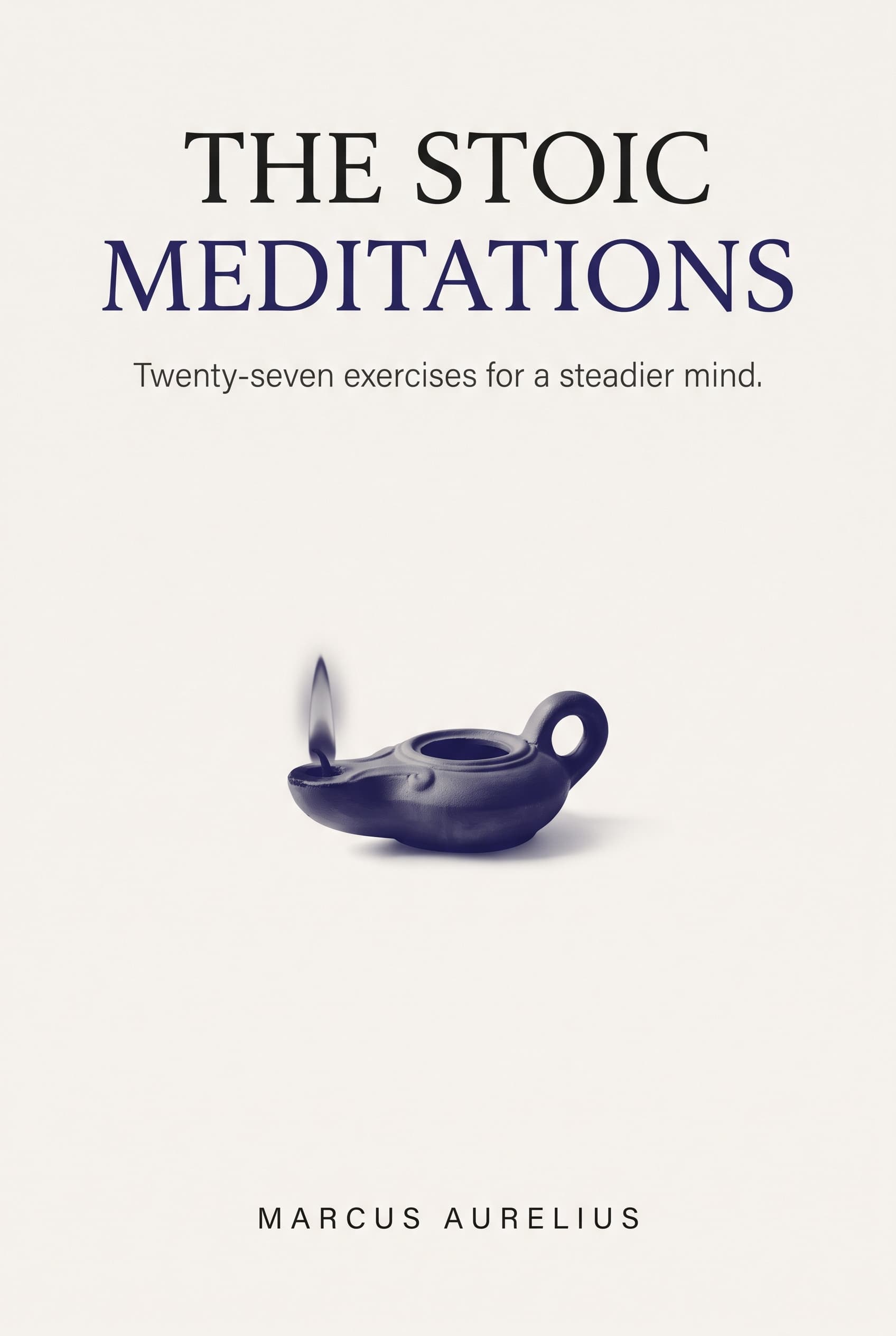 Cover artwork for the Meditations card deck
