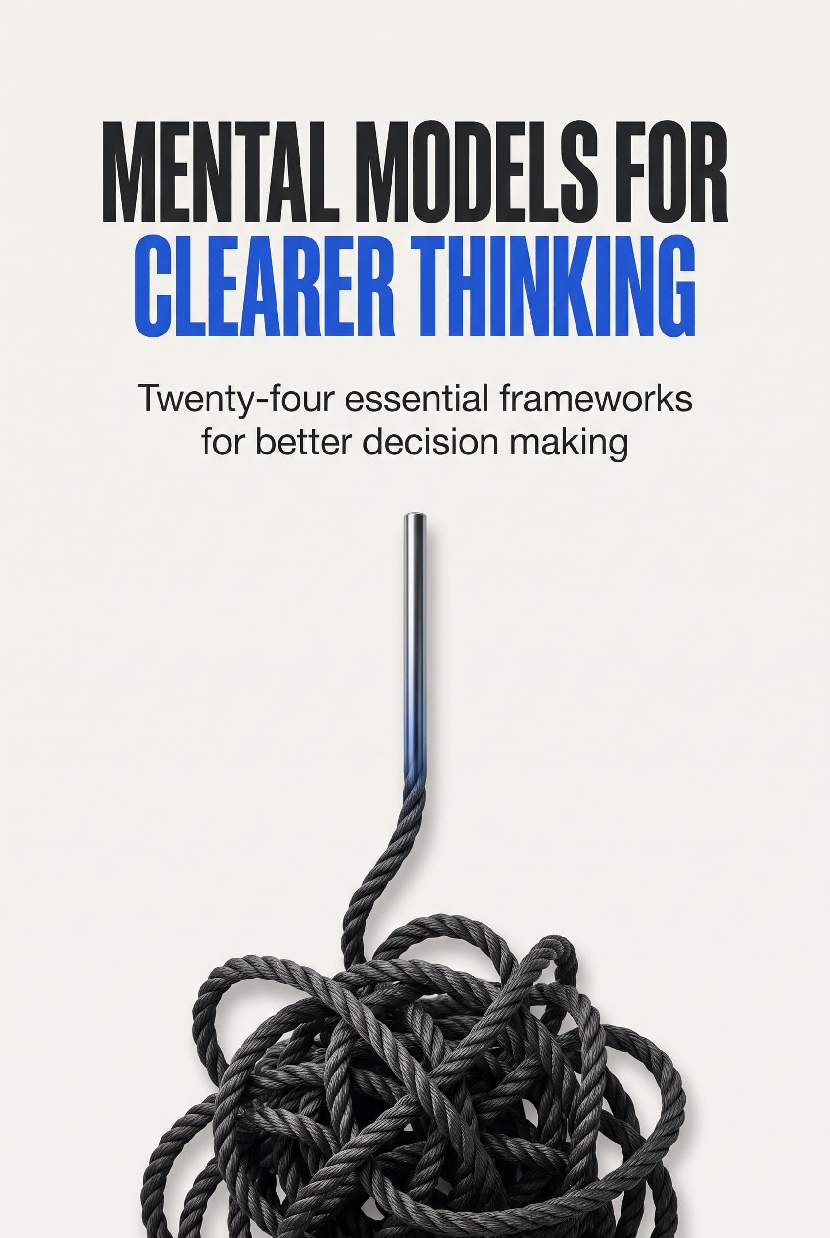 Cover artwork for the Mental Models for Clearer Thinking card deck