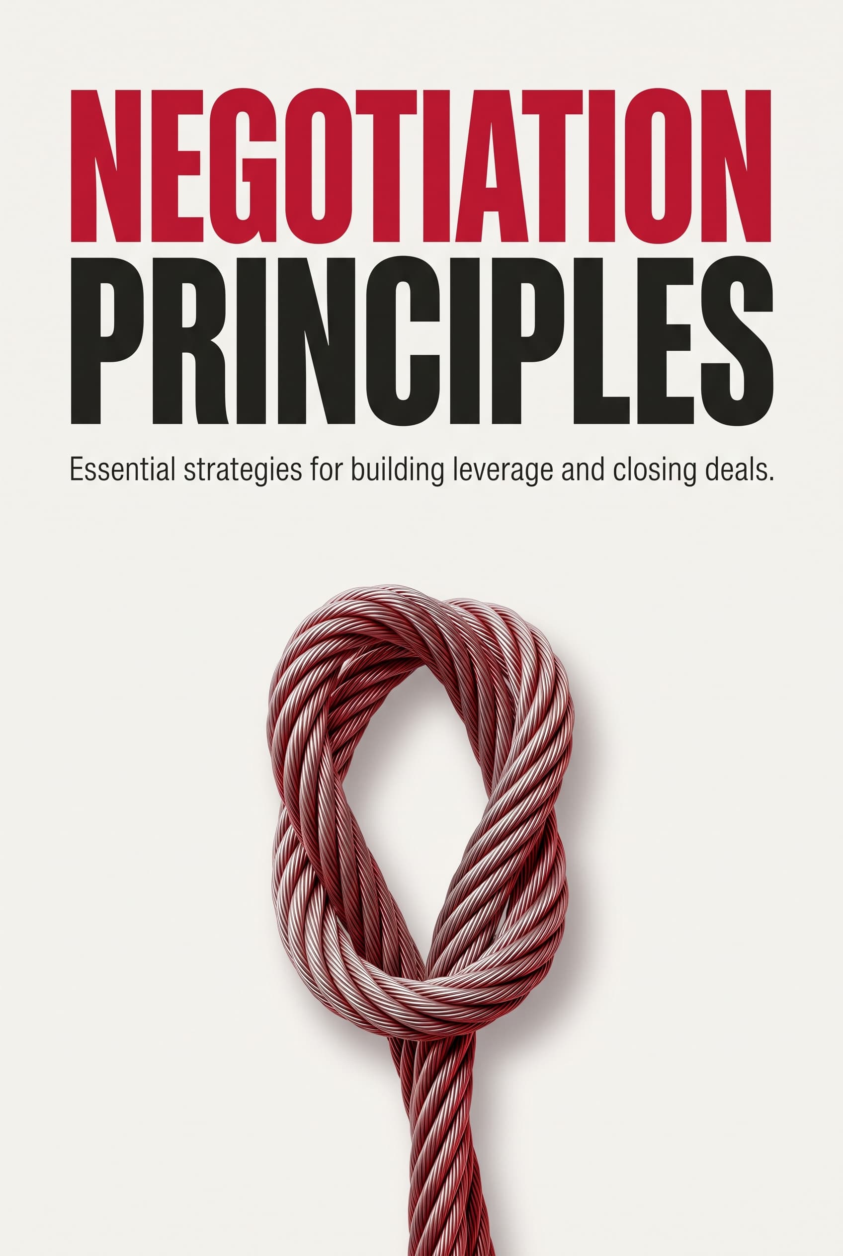 Cover artwork for the Negotiation Principles card deck