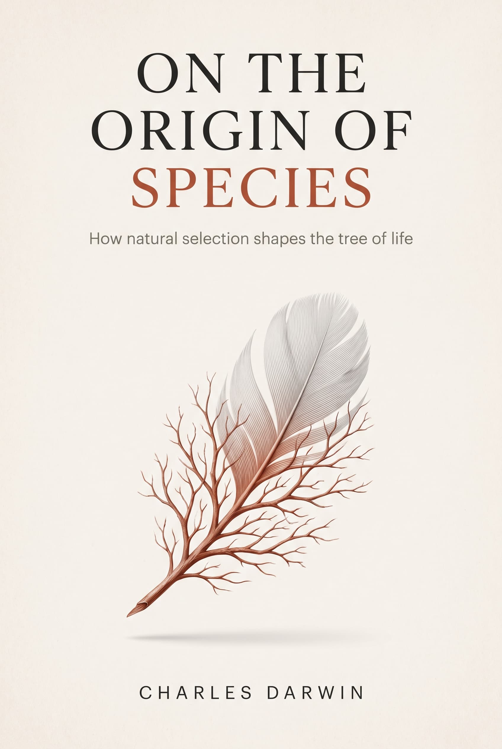 Cover artwork for the On the Origin of Species card deck