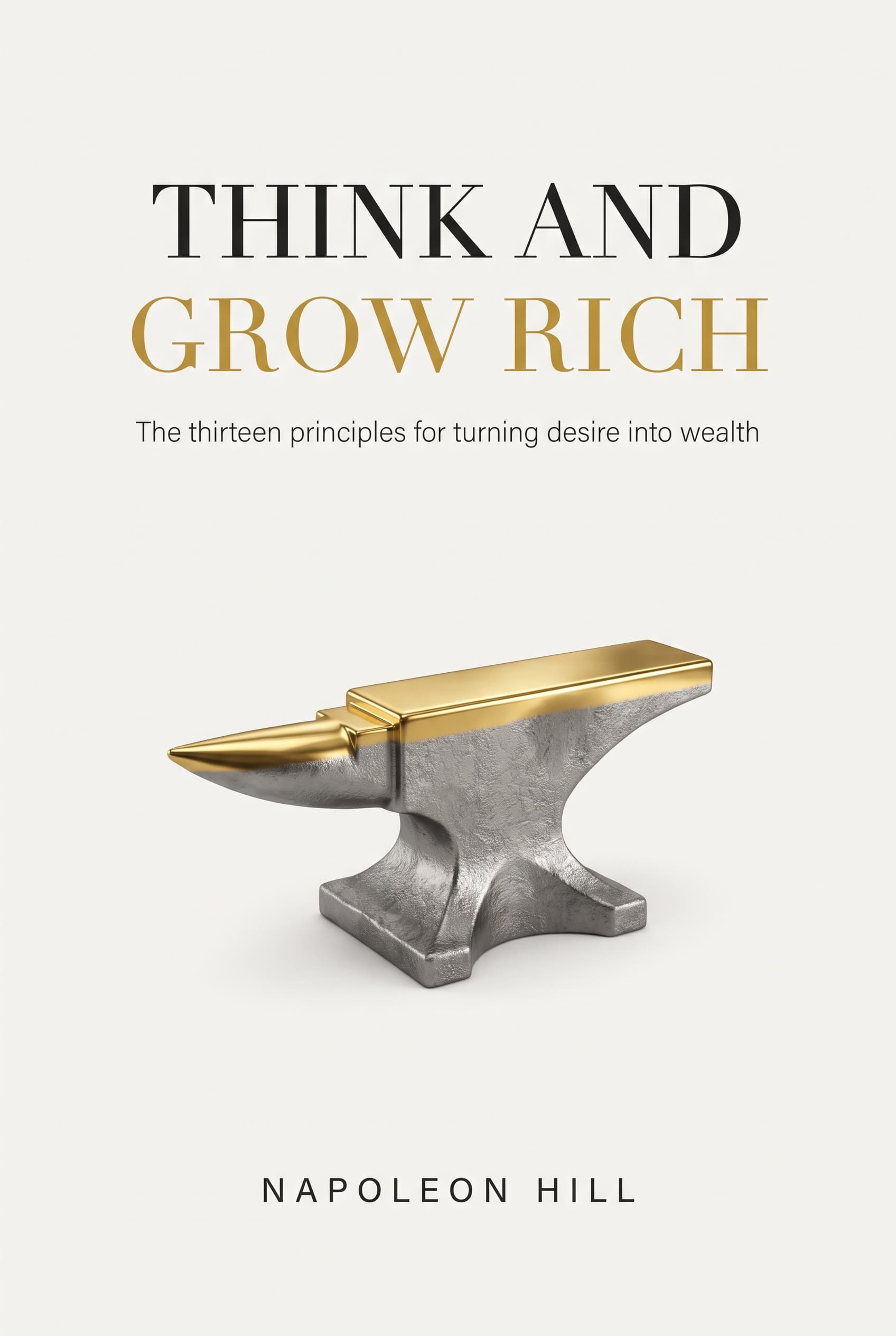 Cover artwork for the Think and Grow Rich card deck